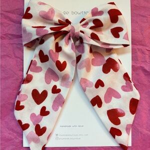 Heart Patterned Bow for Kids